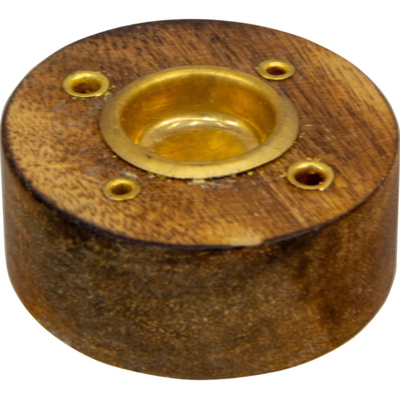 Wooden Cone and Incense Burner