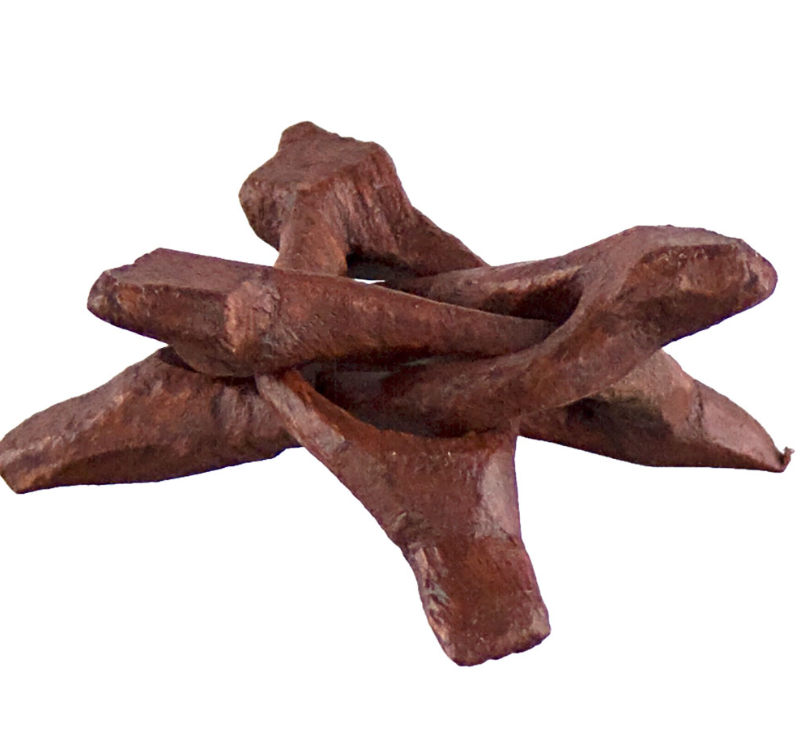 Wooden Tripod Abalone & Smudge Stand