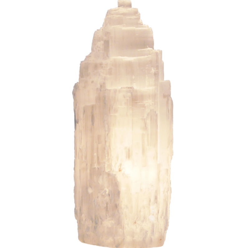 Selenite Lamp Tower
