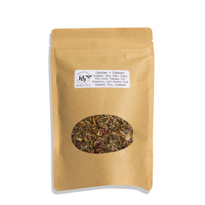 Sunshine &amp; Rainbows Loose Herbal Tea Blend - Hormone, Libido &amp; Fertility Support for Women